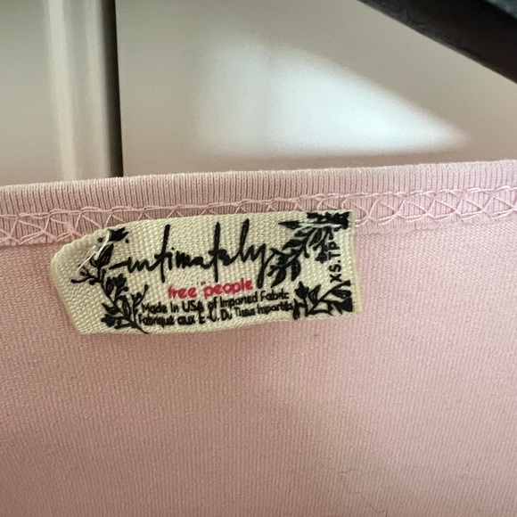 Free People Pink Square Neck Bodysuit - Picture 10 of 12